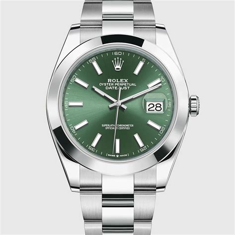 datejust 41mm green